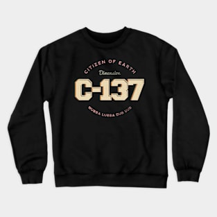 Citizen of Earth C-137 Felt Style Crewneck Sweatshirt